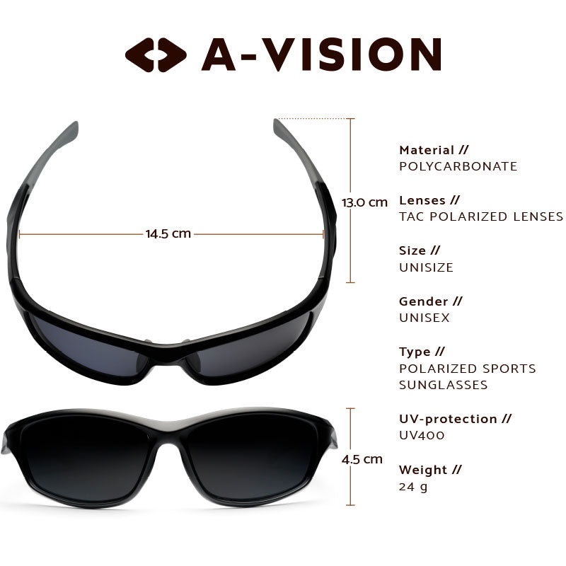 A-vision Sunglasses, uv protection and unisex design