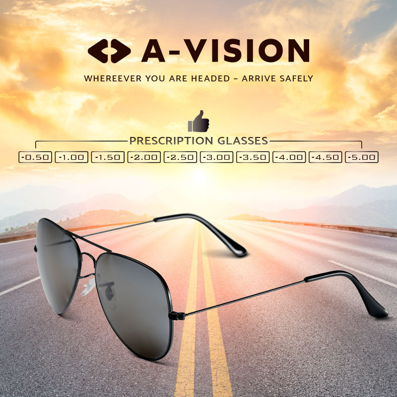 A-vision Eyewear Aviator Myopia sunglasses