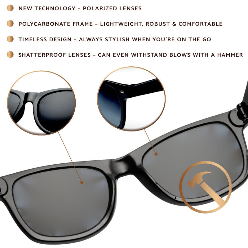 Wayfarer Myopia sunglasses from A-vision.store, timeless design